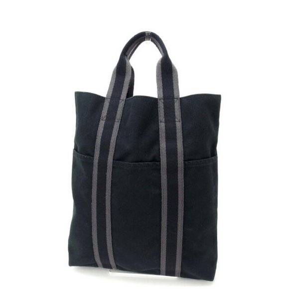 Hermes Tote bag Fourre Tout Black Woman Authentic Used Y1683 - Picture 1 of 5